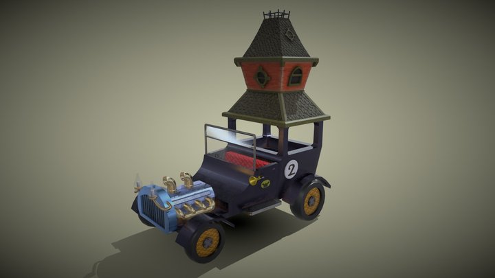 Creepy Coupe 3D Model