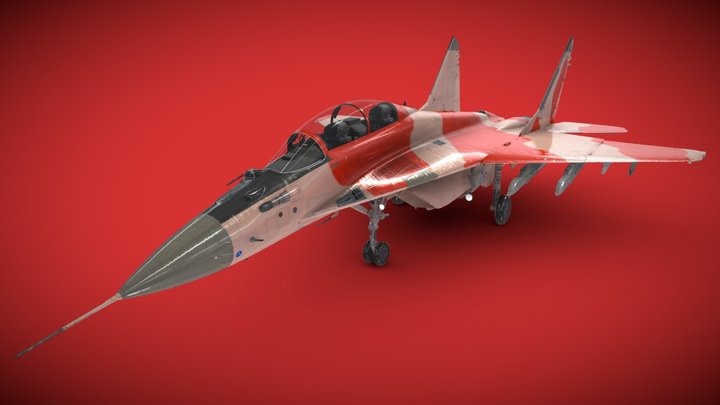3d modle of mig-35-fighter-jet 3D Model