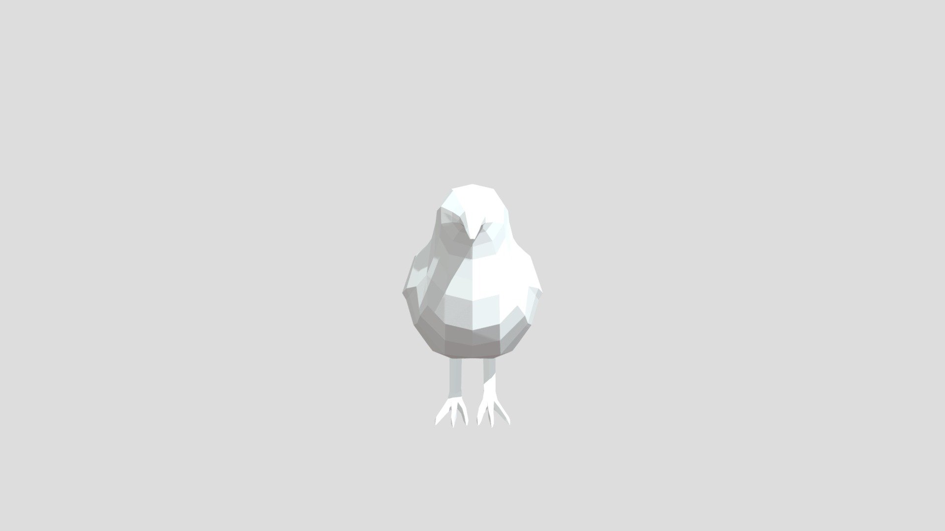 Curve billed thrasher from Poly by Google