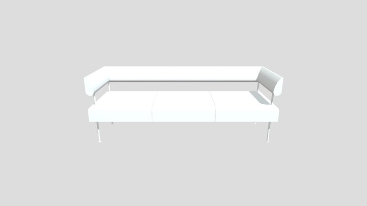 ContemporarySeating-3DView-View1 3D Model