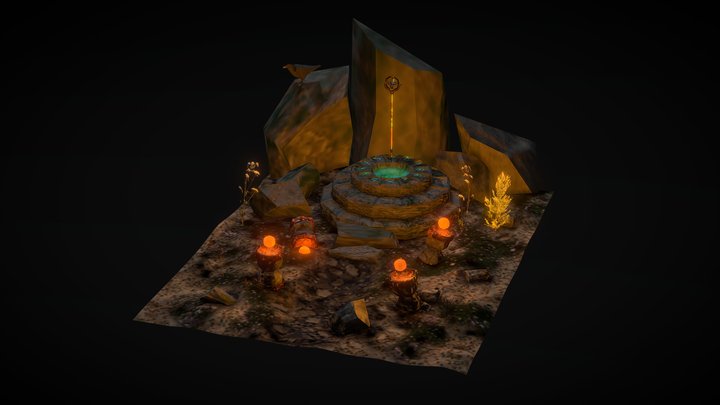 Staff of Time Rifts – Free 3D Model STL
