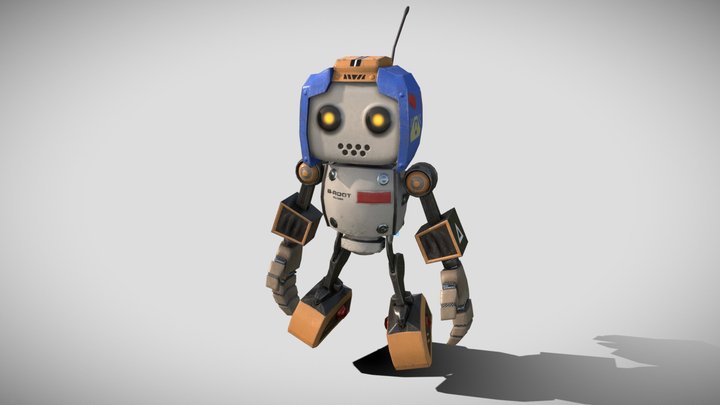Mailbot 3D Model