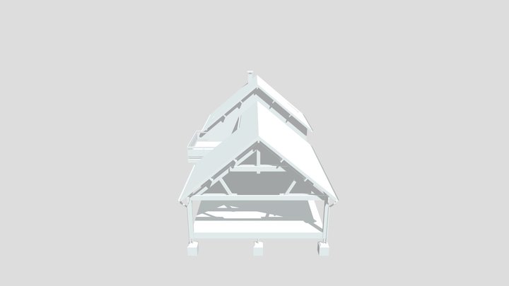 Maison à Ossature Bois 3D Model