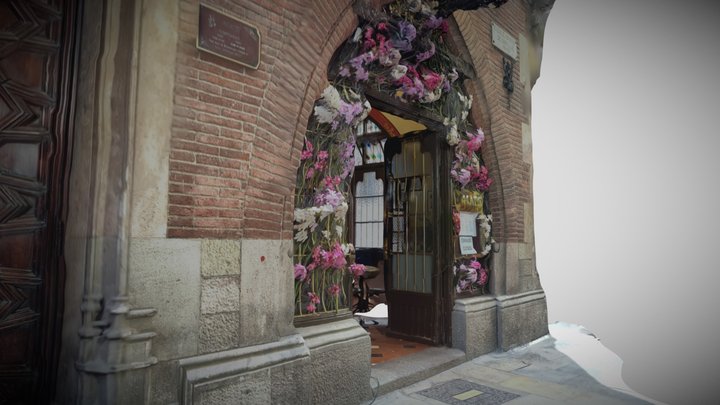 Fachada Restaurante 4Gats Barcelona 3D Model