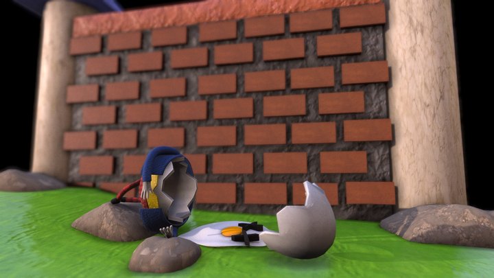 Humpty Dumpty 3D Model
