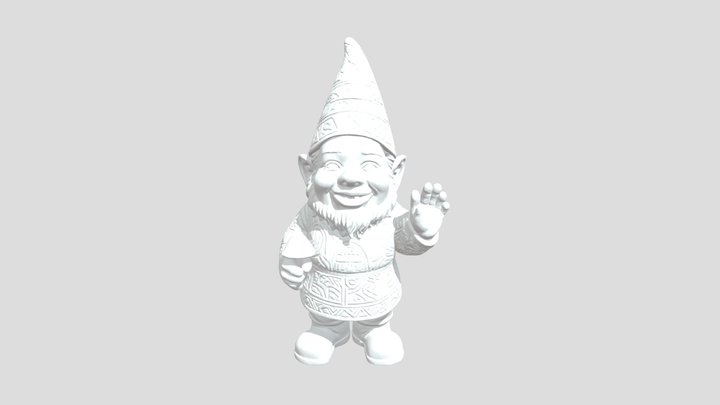 Garden Joy Gnome, 3D Model