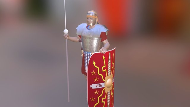 Roman Legionaire 3D Model