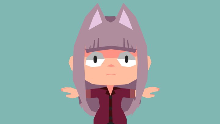 cat character 3D Model