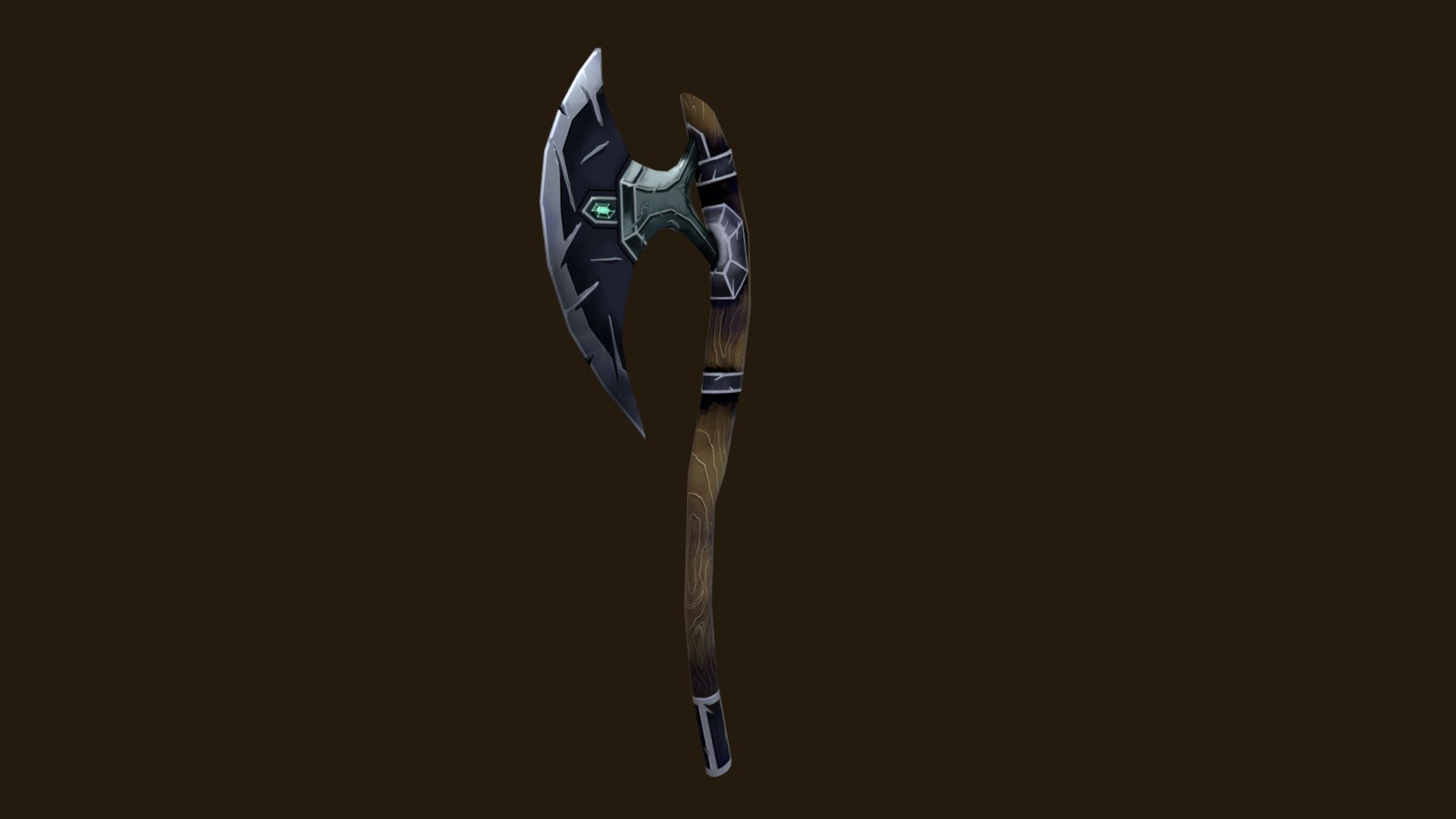 Hand painted: Ax
