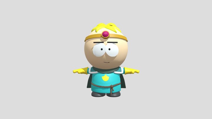 Paladin Butters (South Park: Snow Day) 3D Model