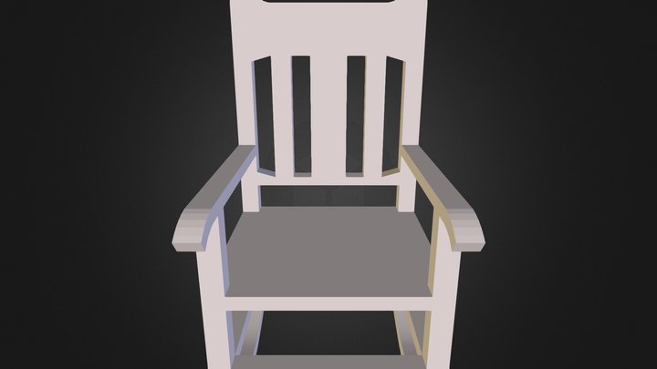 Silla mecedora 3D Model