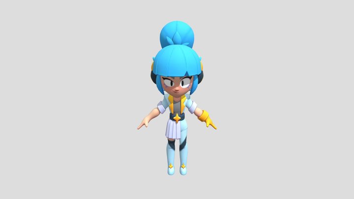 Janet_popstar_brawl_stars 3D Model