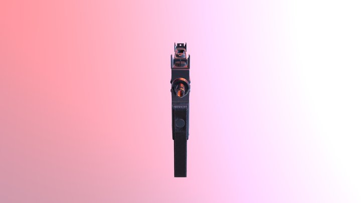Uzi SMG from Ghost in the Shell 3D Model