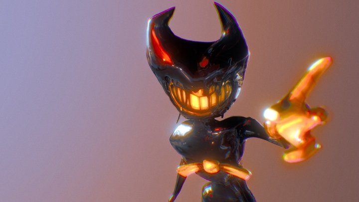Ink Demon yet again 3D Model