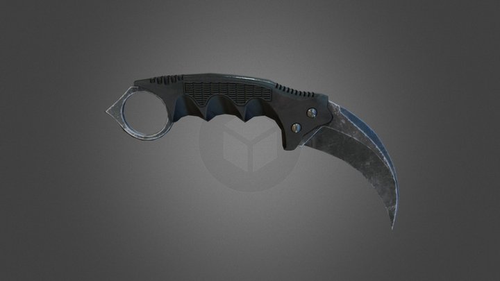 Prisnedsættelse Har råd til Rundt og rundt Karambit 3D models - Sketchfab