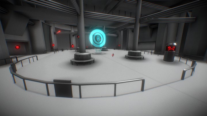 Space station scene Wip 4 (Test) – Modello 3D gratuito STL