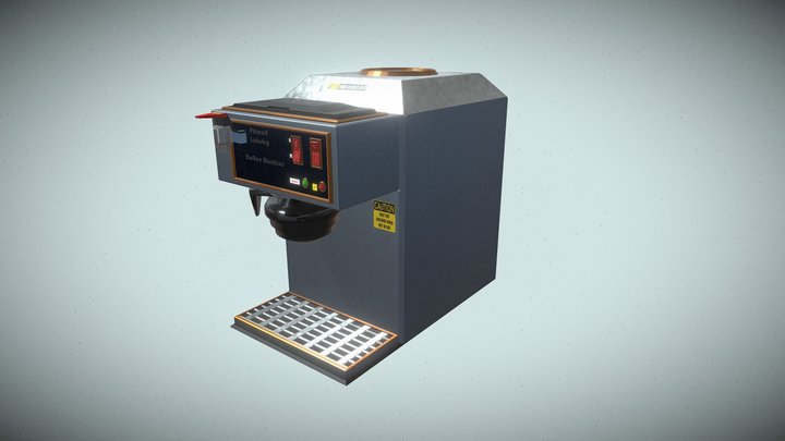 Commercial Coffee Machine 3D model