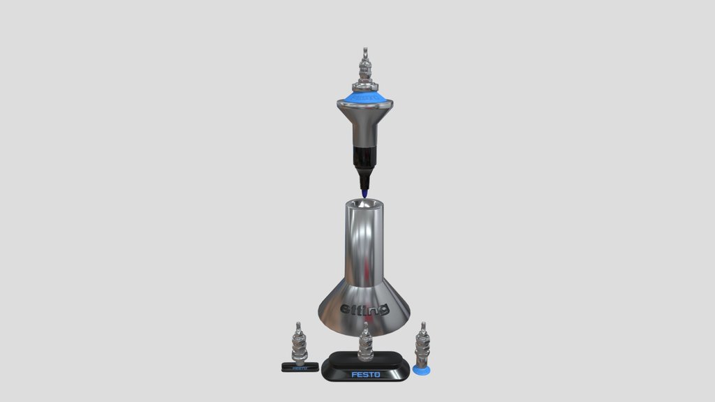 Robot Festo Vacuum Cups And Pens