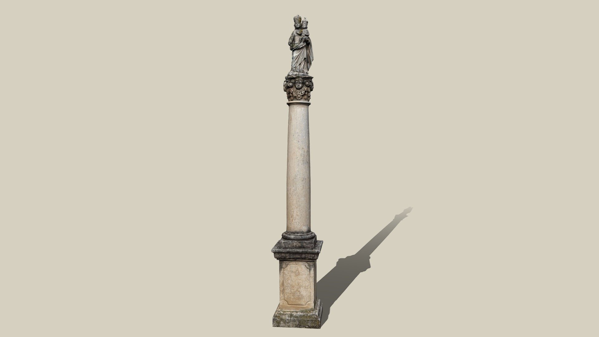 Mariensäule — Sketchfab embed 3D viewer