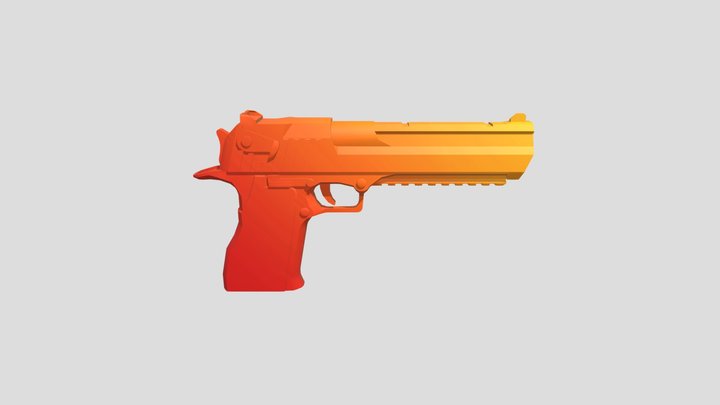 Krunker Desert Eagle 3D Model