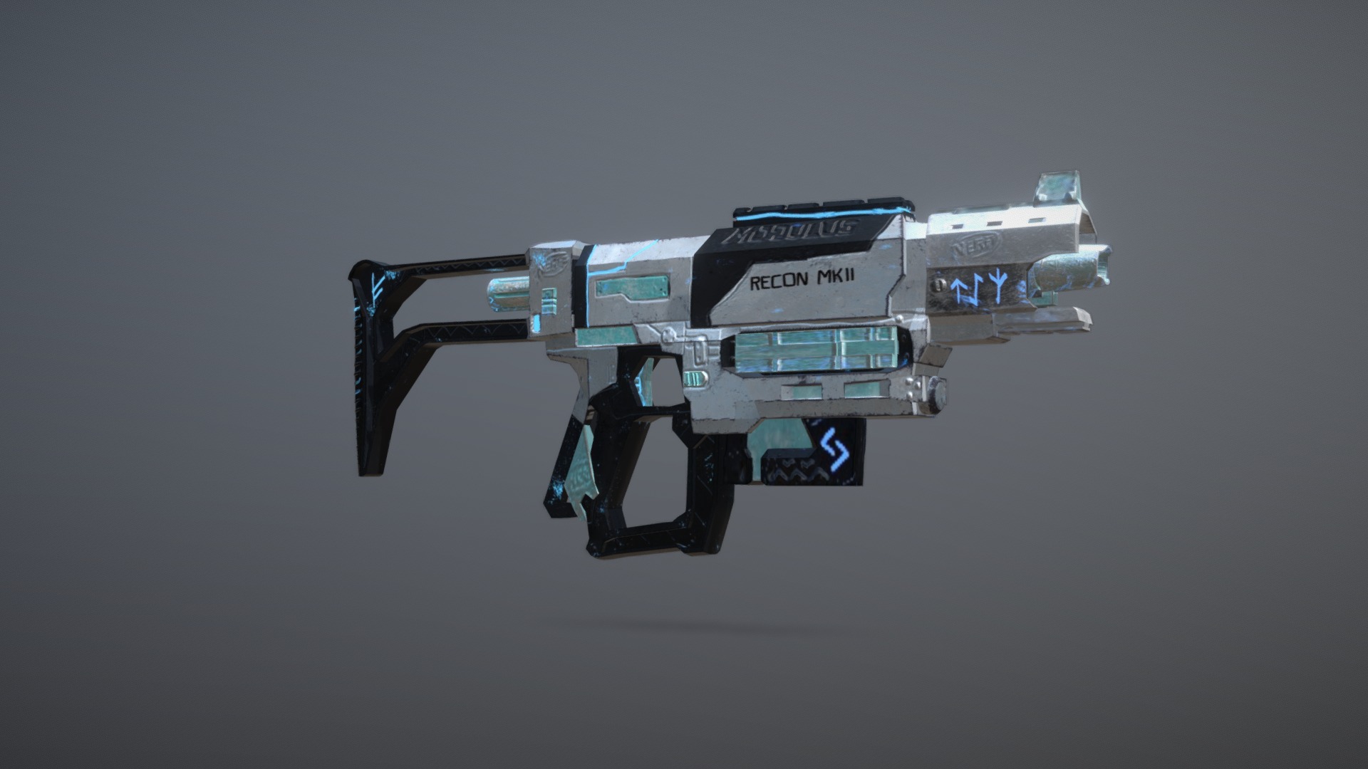 Nerf Blaster - Download Free 3D model by kand8998 (@KaitlynAndrus ...