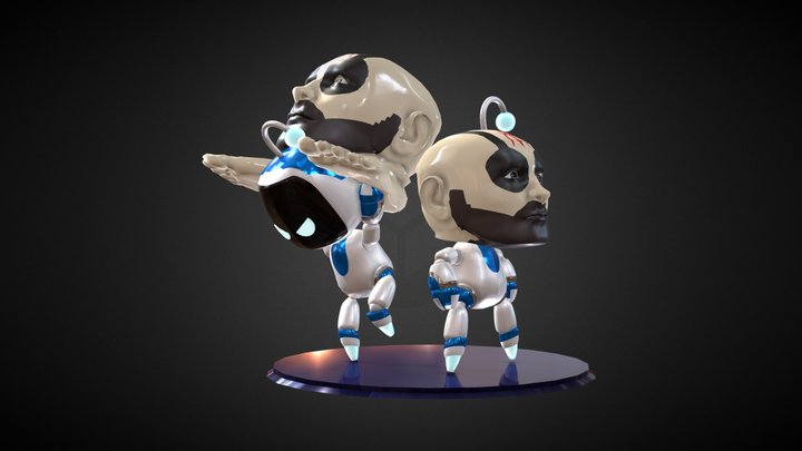 Astrobot x Miquanchi 3D Model