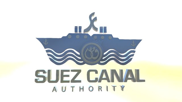 Suez Camal Logo 3D Model