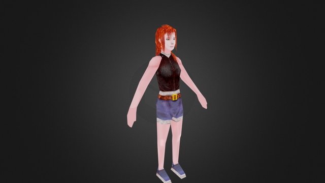 Ps1 style character - Wip 3D Model