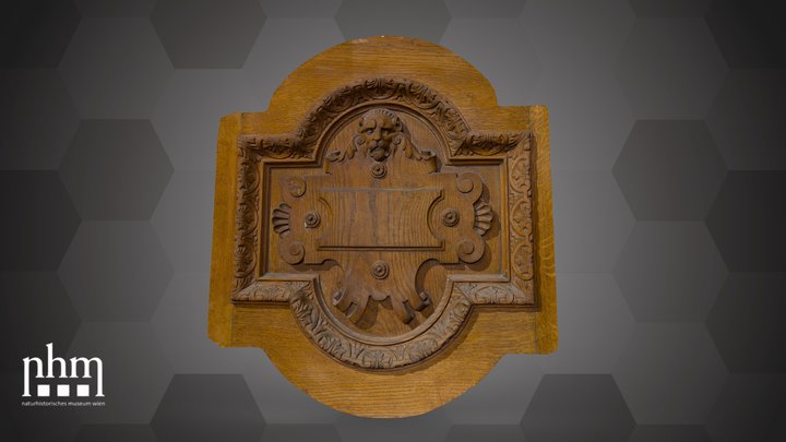 Decoration on a wooden door (NHMW-DOC-00063) – Modello 3D gratuito STL