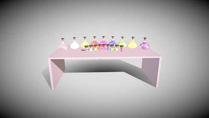 Potion Pack 3D Model