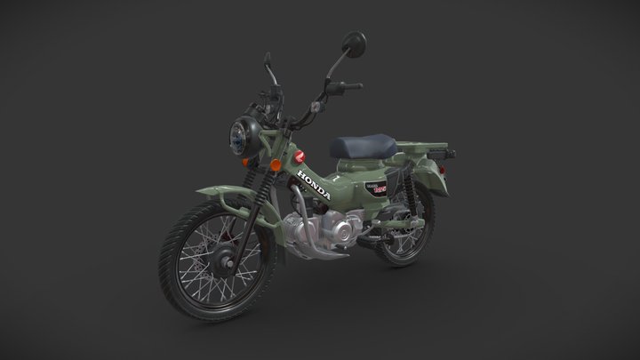 Honda Trail 125 ABS 3D Model