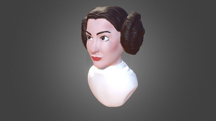 Princess Leia 3D Model
