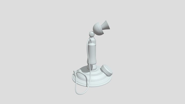 Old Telephone 3D Model