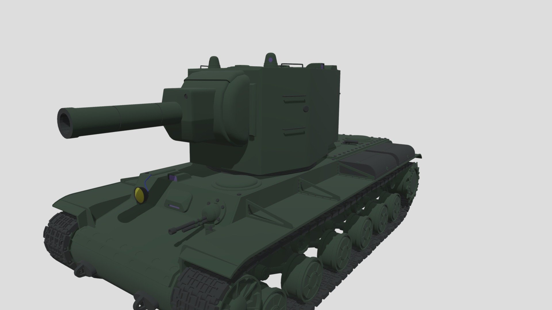 КВ 2, KV-2 - Download Free 3D model by Sckotsh [67f2b3a] - Sketchfab
