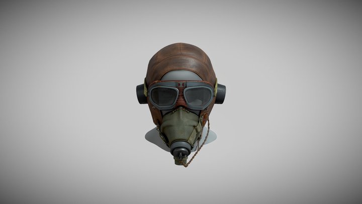 Royal Air Force Pilot Gear 3D Model