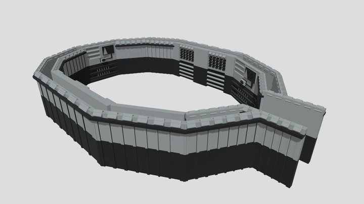 walls_of_facility 3D Model