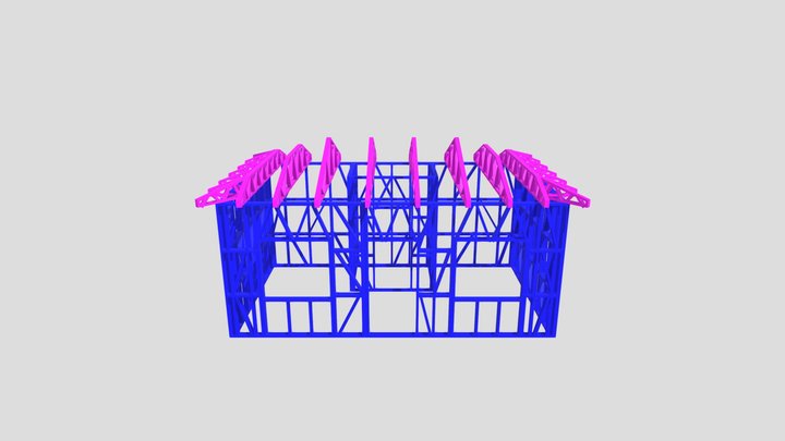 Dom 4x7 3D Model