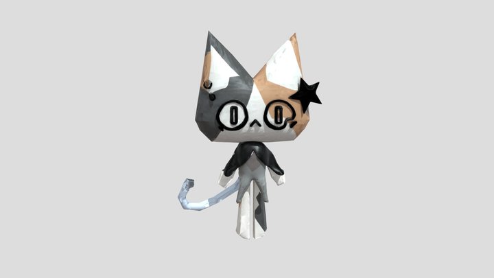 Starry Cat 3D Model