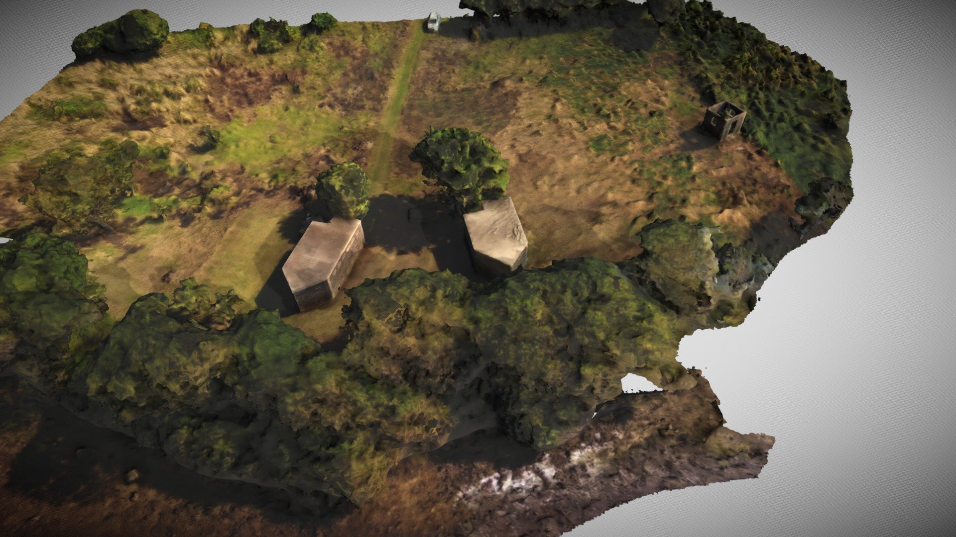 Batterie de la Reine MD — Sketchfab embed 3D viewer