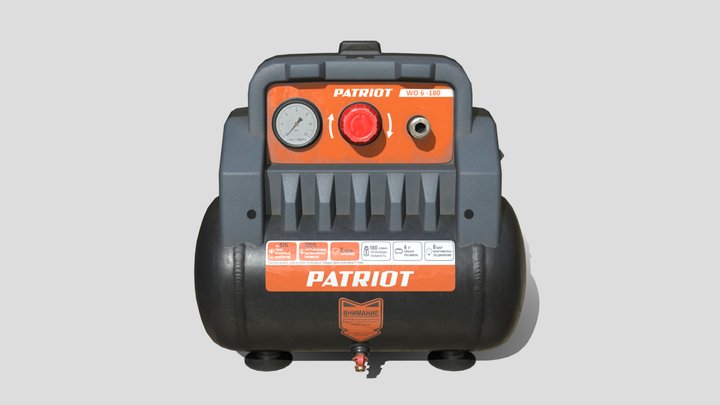 Compressor Patriot WO 6-180 3D Model