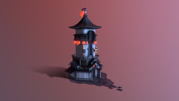 The temple - bar 3D Model
