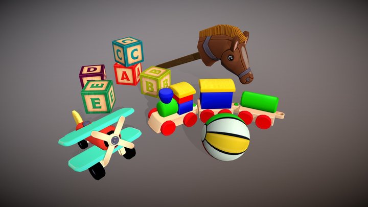 Kids Toys Pack 3D Model