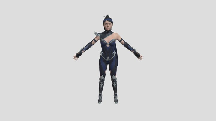 kitana from mortal kombat 11 3D Model
