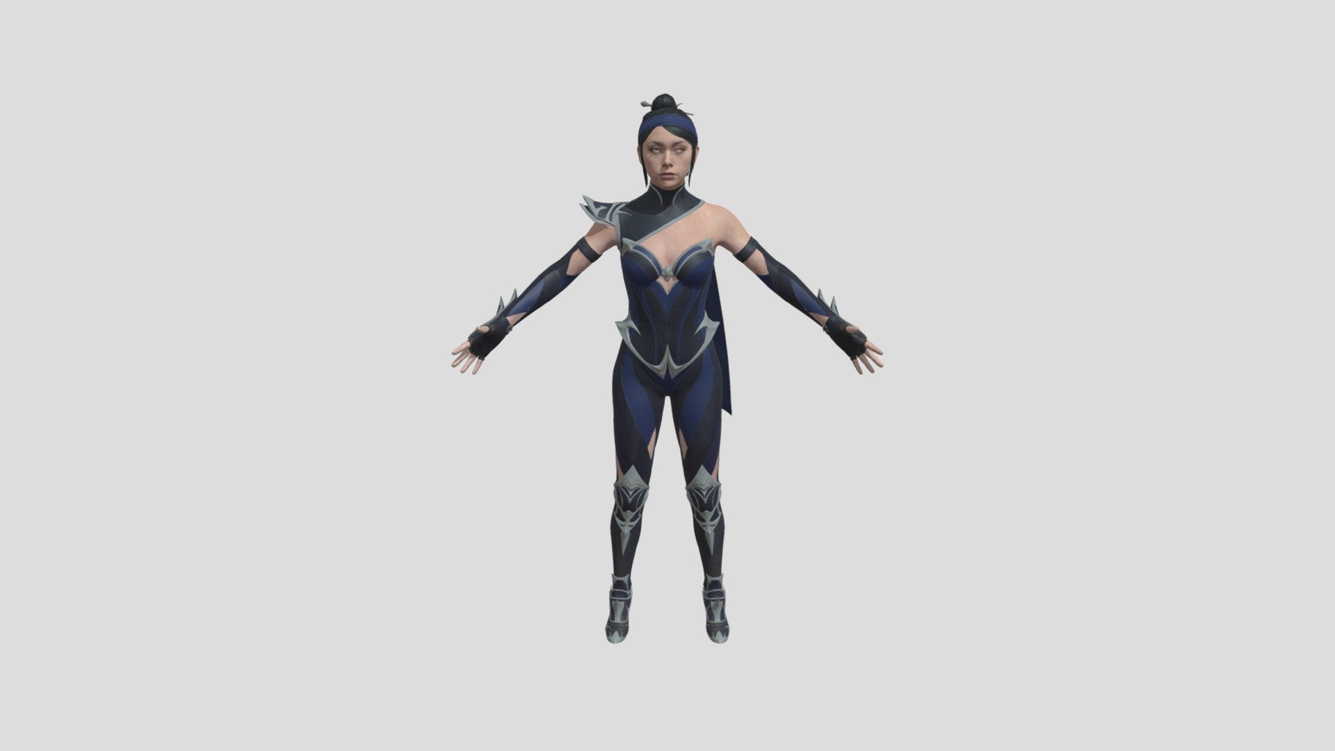 Kitana From Mortal Kombat 11 3d Model By Spidey2099 [67f961f] Sketchfab
