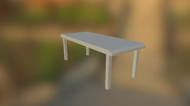 Desk 3D Model