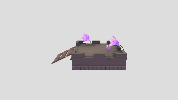PlatformBloemen 3D Model