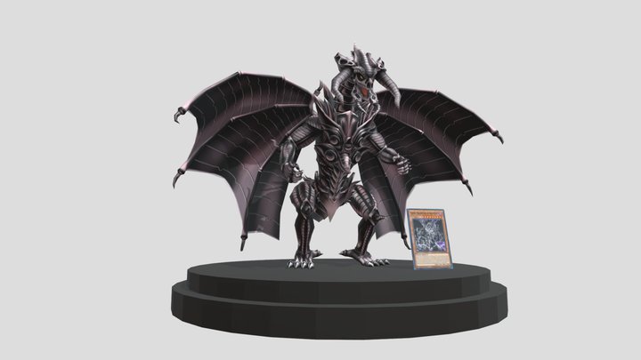 Grapha Dragon Lord Of Dark World Statue 3D Model