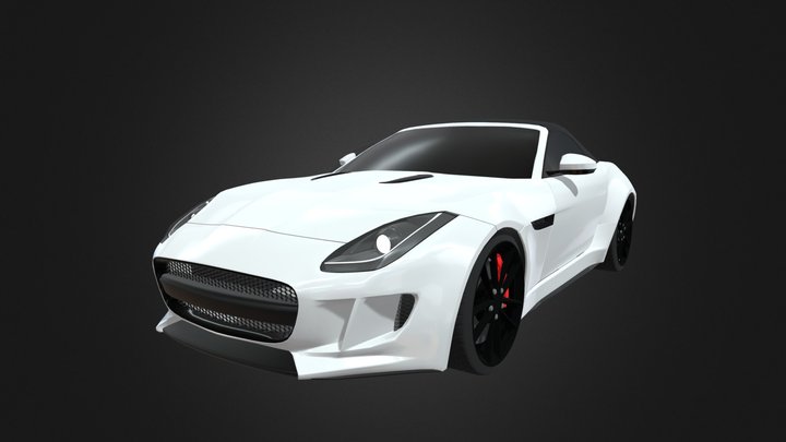 Car Jaguar F-Type 2014 3D Model