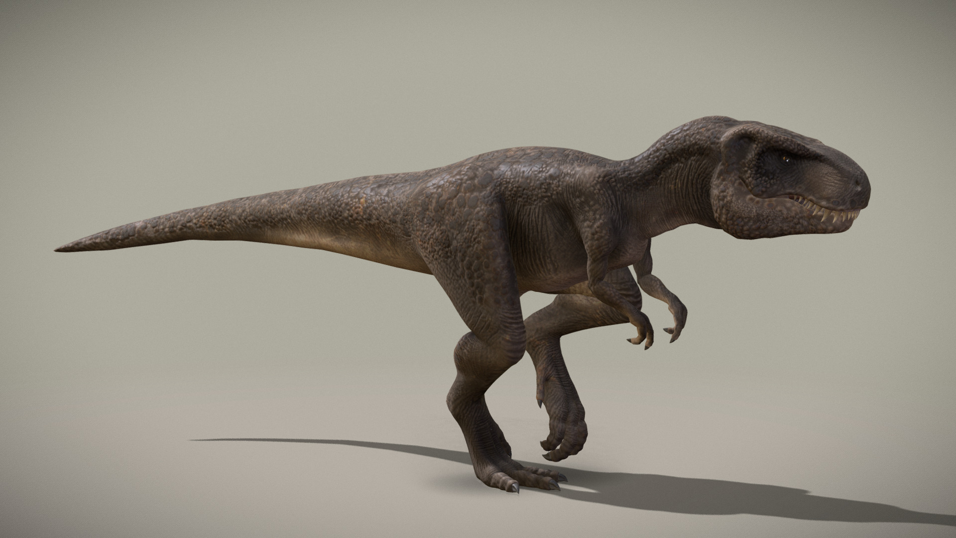 3D model Young Tyrannosaurus Rex - This is a 3D model of the Young Tyrannosaurus Rex. The 3D model is about a dinosaur with a long neck.