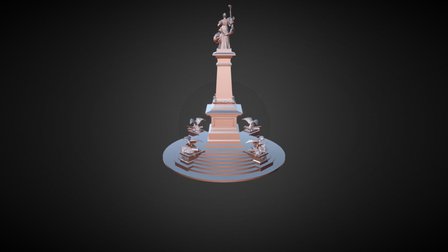 Corregidora Monument 3D Model